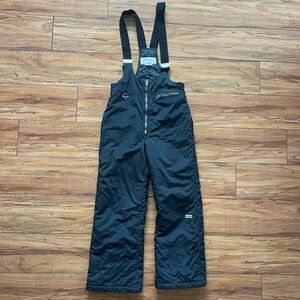 FERA  Black Snow Bib Pants with Adjustable Straps Juniors Size 12